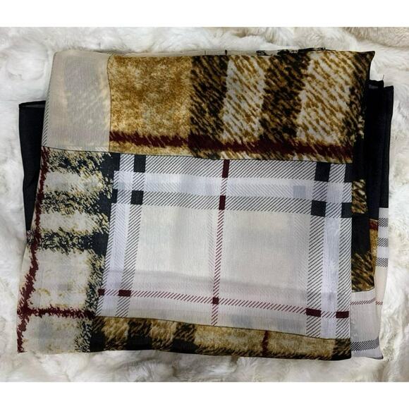 Silk scarf silk material color